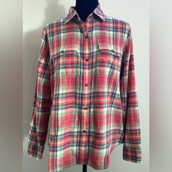 Chaps 100% Brushed Cotton Shirt - Picture 8 of 9